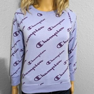 Champion Athletic Ladies Purple Sweatshirt Size M